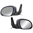 Driver and Passenger Side Mirrors, Power Adjust, Manual Folding, Heated, Paintable, In-housing Signal Light, No Memory, No Puddle Light, No Auto-Dimming, No Blind Spot Feature