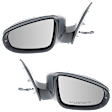 Driver and Passenger Side Mirrors, Power Adjust, Manual Folding, Heated, Paintable, In-housing Signal Light, No Memory, No Puddle Light, No Auto-Dimming, No Blind Spot Feature