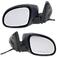 Driver and Passenger Side Mirrors, Power Adjust, Power Folding, Heated, Paintable, In-housing Signal Light, With memory, With Puddle Light, No Auto-Dimming, No Blind Spot Feature