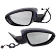 Driver and Passenger Side Mirrors, Power Adjust, Manual Folding, Heated, Paintable, In-housing Signal Light, No Memory, No Puddle Light, No Auto-Dimming, No Blind Spot Feature
