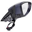Driver and Passenger Side Mirrors, Power Adjust, Manual Folding, Heated, Paintable, In-housing Signal Light, No Memory, No Puddle Light, No Auto-Dimming, No Blind Spot Feature