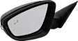 Driver and Passenger Side Mirror, Power Adjust, Heated, Manual Folding, Paintable, In-housing Signal Light, With Memory, No Puddle Light, No Auto-Dim, With Blind Spot Detection in Glass