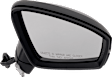 Driver and Passenger Side Mirror, Power Adjust, Heated, Manual Folding, Paintable, In-housing Signal Light, No Memory, No Puddle Light, No Auto-Dim, With Blind Spot Detection in Glass