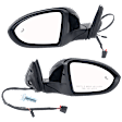 Driver and Passenger Side Mirror, Power Adjust, Heated, Manual Folding, Paintable, No Signal Light, No Memory, No Puddle Light, No Auto-Dim, With Blind Spot Detection in Glass