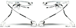 Extended Cab Pickup Front, Driver and Passenger Side Power Window Regulator, With Motor