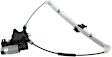Rear, Driver and Passenger Side Power Window Regulator, With Motor