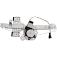 Rear, Driver and Passenger Side Power Window Regulator, With Motor