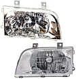 Driver and Passenger Side Halogen Headlight, With bulb(s), OE Replacement