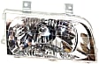 Driver and Passenger Side Halogen Headlight, With bulb(s), OE Replacement