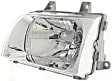 Driver and Passenger Side Halogen Headlight, With bulb(s), OE Replacement