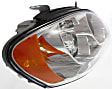 2002 Kia Spectra - Driver and Passenger Side Halogen Headlight, With bulb(s), OE Replacement, Sedan
