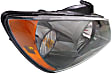 2006 Kia Spectra5 - Driver and Passenger Side Halogen Headlight, With bulb(s), OE Replacement, Hatchback
