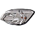 Driver and Passenger Side Halogen Headlight, With bulb(s), OE Replacement, CAPA Certified