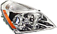 Driver and Passenger Side Halogen Headlight, With bulb(s), OE Replacement
