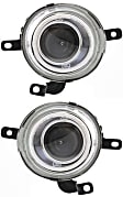 Front, Driver and Passenger Side Fog Lights, With Bulb(s), Halogen