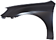 Front, Driver and Passenger Side Fenders, Without turn signal light hole, CAPA CERTIFIED