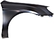 Front, Driver and Passenger Side Fenders, Without turn signal light hole, CAPA CERTIFIED