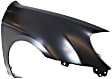 Front, Driver and Passenger Side Fenders, Without turn signal light hole, CAPA CERTIFIED