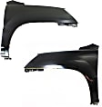 Front, Driver and Passenger Side Fenders, For Models Without Luxury Package