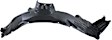Front, Driver and Passenger Side, Fender Liner