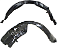 2007 Lexus ES350 Base - Front, Driver and Passenger Side Fender Liner