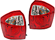 2006 Kia Spectra5 - Driver and Passenger Side Halogen Tail Light, With bulb(s), OE Replacement