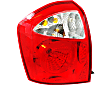 2006 Kia Spectra5 - Driver and Passenger Side Halogen Tail Light, With bulb(s), OE Replacement