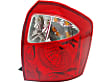 2006 Kia Spectra5 - Driver and Passenger Side Halogen Tail Light, With bulb(s), OE Replacement