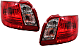 Driver and Passenger Side Halogen Tail Light, With bulb(s), OE Replacement, CAPA Certified