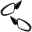 Driver and Passenger Side Mirrors, Power Adjust, Manual Folding, Non-Heated, Paintable, No Signal Light, No Memory, No Puddle Light, No Auto-Dimming, No Blind Spot Feature