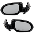 Driver and Passenger Side Mirrors, Power Adjust, Manual Folding, Non-Heated, Paintable, No Signal Light, No Memory, No Puddle Light, No Auto-Dimming, No Blind Spot Feature