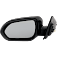 Driver and Passenger Side Mirrors, Power Adjust, Manual Folding, Non-Heated, Paintable, No Signal Light, No Memory, No Puddle Light, No Auto-Dimming, No Blind Spot Feature