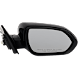 Driver and Passenger Side Mirrors, Power Adjust, Manual Folding, Heated, Paintable, In-housing Signal Light, No Memory, No Puddle Light, No Auto-Dimming, No Blind Spot Feature