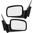 Driver and Passenger Side Mirror, Power Adjust, Heated, Manual Folding, Textured Black, No Signal Light, No Memory, No Puddle Light, No Auto-Dimming, No Blind Spot Feature