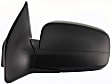 Driver and Passenger Side Mirror, Power Adjust, Heated, Manual Folding, Textured Black, No Signal Light, No Memory, No Puddle Light, No Auto-Dimming, No Blind Spot Feature