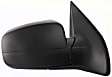 Driver and Passenger Side Mirror, Power Adjust, Heated, Manual Folding, Textured Black, No Signal Light, No Memory, No Puddle Light, No Auto-Dimming, No Blind Spot Feature