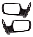 Driver and Passenger Side Mirror, Power Adjust, Heated, Manual Folding, Paintable, No Signal Light, No Memory, No Puddle Light, No Auto-Dim, No Blind Spot Feature