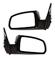 Driver and Passenger Side Mirror, Power Adjust, Heated, Manual Folding, Paintable, No Signal Light, No Memory, No Puddle Light, No Auto-Dim, No Blind Spot Feature