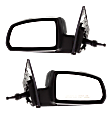 Driver and Passenger Side Mirror, Manual Adjust, Non-Heated, Manual Folding, Paintable, No Signal Light, No Memory, No Puddle Light, No Auto-Dim, No Blind Spot Feature