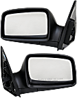 Driver and Passenger Side Mirror, Power Adjust, Heated, Manual Folding, Paintable, No Signal Light, No Memory, No Puddle Light, No Auto-Dim, No Blind Spot Feature