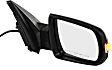 2014 Kia Sorento - Driver and Passenger Side Mirror, Power Adjust, Heated, Textured Black, Manual Folding, In-housing Signal Light, No Blind Spot Feature, Without Memory Recall, No Puddle Light, No Auto-Dimming