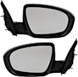 Driver Side Mirror, Power Adjust, Non-Heated, Manual Folding, Paintable, In-housing Signal Light, No Memory, No Puddle Light, No Auto-Dim, No Blind Spot Feature