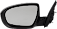 Driver Side Mirror, Power Adjust, Non-Heated, Manual Folding, Paintable, In-housing Signal Light, No Memory, No Puddle Light, No Auto-Dim, No Blind Spot Feature