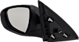 Driver Side Mirror, Power Adjust, Non-Heated, Manual Folding, Paintable, In-housing Signal Light, No Memory, No Puddle Light, No Auto-Dim, No Blind Spot Feature