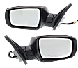 Driver and Passenger Side Mirrors, Power Adjust, Power Folding, Heated, Paintable, In-housing Signal Light, With memory, No Puddle Light, No Auto-Dimming, No Blind Spot Feature