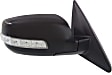 Driver and Passenger Side Mirrors, Power Adjust, Power Folding, Heated, Paintable, In-housing Signal Light, With memory, No Puddle Light, No Auto-Dimming, No Blind Spot Feature
