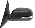 Driver and Passenger Side Mirrors, Power, Manual Folding, Non-Heated, Paintable, In-housing Signal Light, No Memory, No Puddle Light, No Auto-Dimming, No Blind Spot Feature