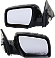 Driver and Passenger Side Mirrors, Power Adjust, Manual Folding, Non-Heated, Paintable, No Signal Light, No Memory, No Puddle Light, No Auto-Dimming, No Blind Spot Feature