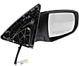 Driver and Passenger Side Mirrors, Power Adjust, Manual Folding, Non-Heated, Textured Black, No Signal Light, No Memory, No Puddle Light, No Auto-Dimming, No Blind Spot Feature