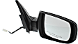 Driver and Passenger Side Mirrors, Power Adjust, Manual Folding, Non-Heated, Textured Black, No Signal Light, No Memory, No Puddle Light, No Auto-Dimming, No Blind Spot Feature